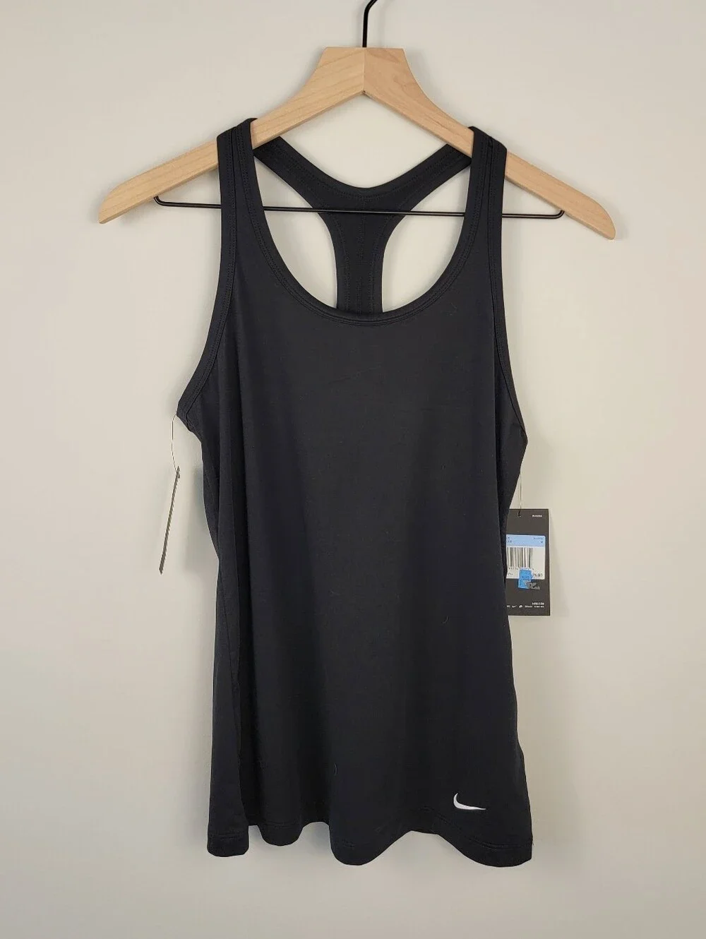 NWT Nike Dri-FIT Racerback Workout Tank Top Black Medium M